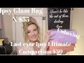 First Ipsy Glam Bag X &amp; Last Ever Ipsy Glam Bag Ultimate Unboxing!