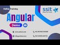 Angular Training Demo || SSIT Software Online Training