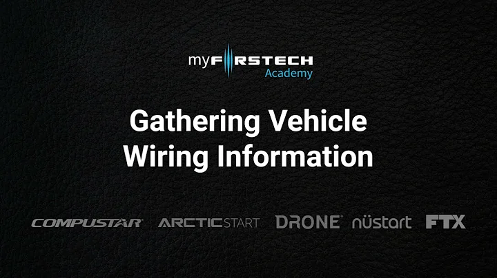 Gathering Vehicle Wiring Information from myFirstech | myFirstech Academy
