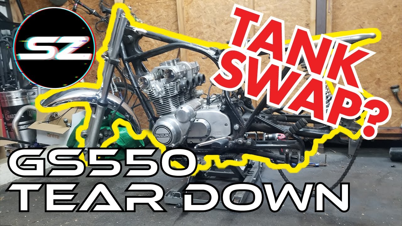 GS550 Tear Down & Tank Swap Ep. 1 YouTube