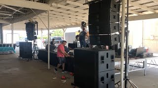 line array speakers olx