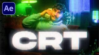How To Make CRT Effect In After Effects (NO PLUGINS)