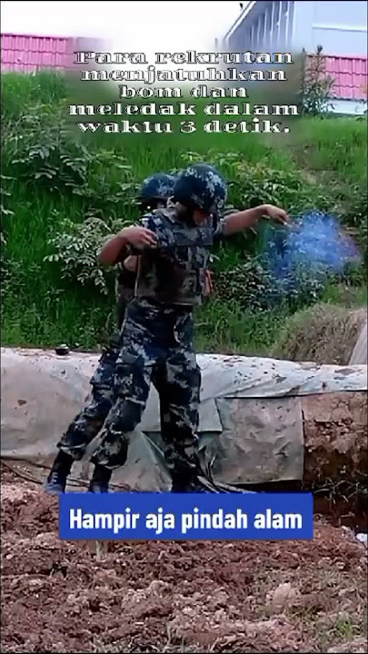 Lempar granat hampir meledak ditangan🥲