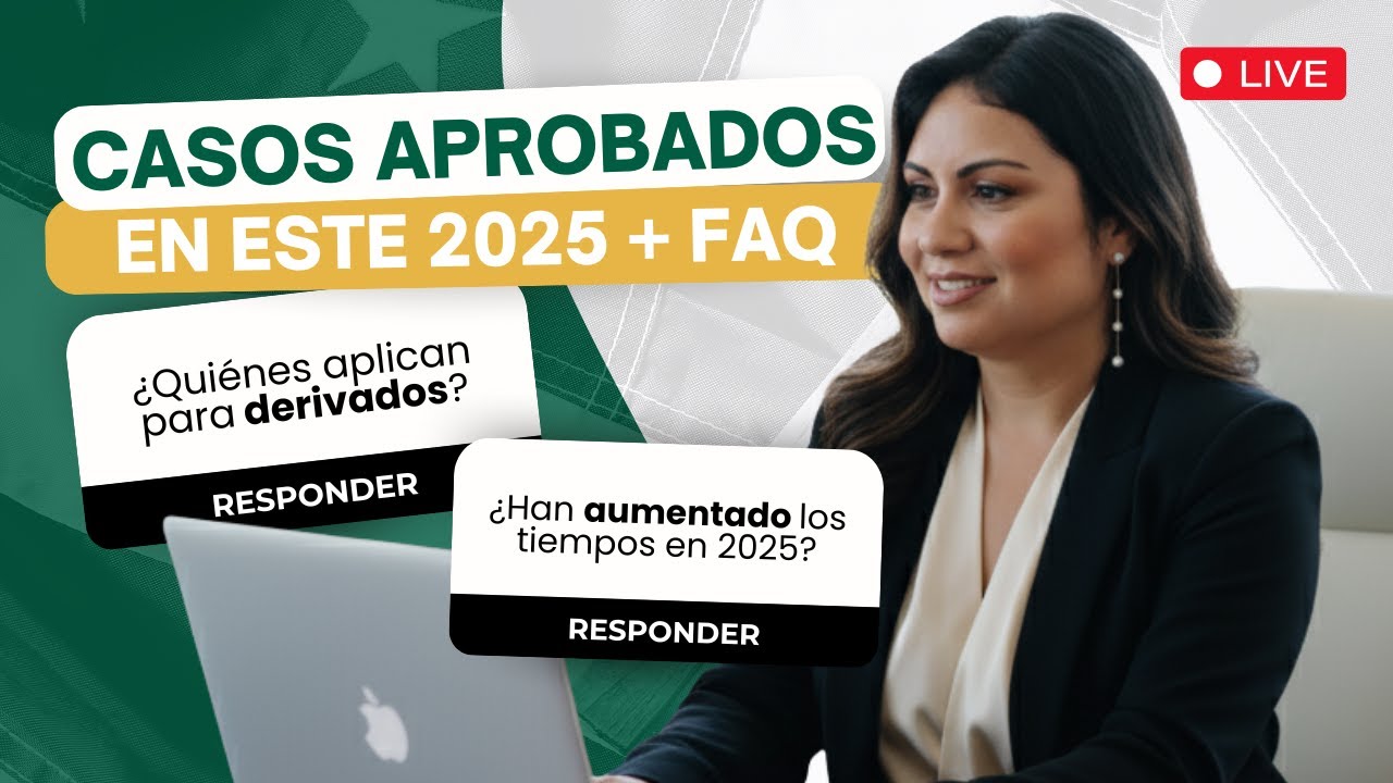 #EnVivo 🔴 DERIVADOS EN CASOS DE VISA-T Y VAWA: ¿QUIÉN APLICA? ¿CÓMO HACERLO? ✅ CASOS APROBADOS 2025