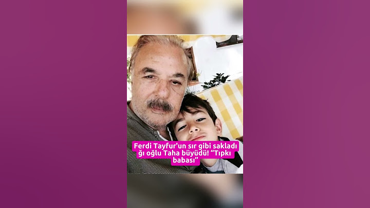 FERDİ TAYFUR'UN SIR GİBİ SAKLADIĞI OĞLU TAHA BÜYÜDÜ! “TIPKI BABASI” #shorts