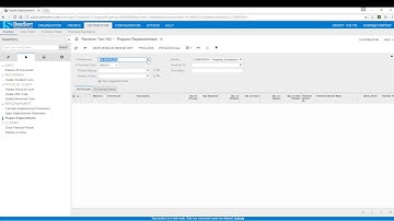Inventory Replenishment Inside Acumatica