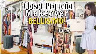 BELLISIMA TRANSFORMACION DE CLOSET Pequeño | Ideas + Decoración ✨Extreme DIY SMALL CLOSET MAKEOVER ✨