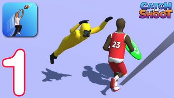 Catch and Shoot - Gameplay walkthrough part 1-Tutorial level 1-15 (Android,iOS)