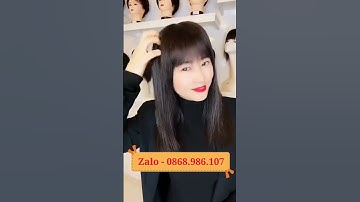 Kiểu tóc giả che hói, phủ bạc dành cho trung niên  #hair #wigs #hairstyle