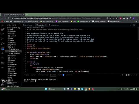 CS50 Introduction with Python final project.
