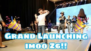 Kevin saking semangatnya sampai jatuh 2x di acara Grand Launching imoo Watch Phone Z6!!