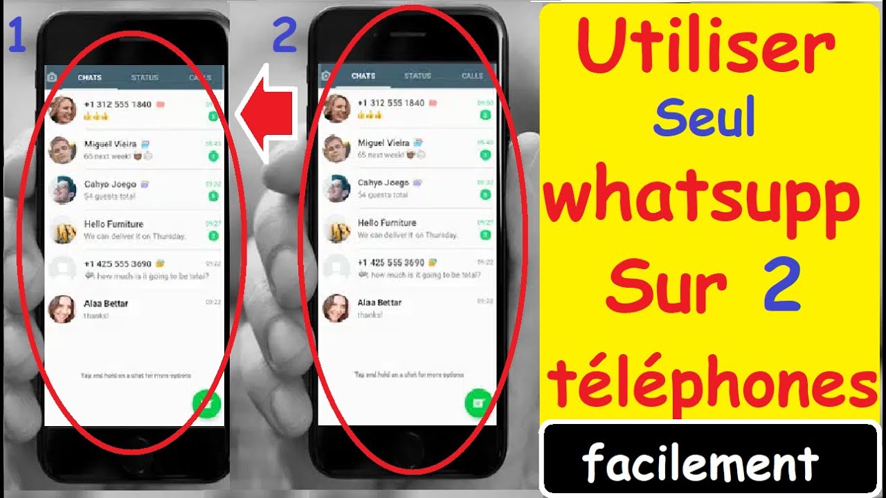 Utiliser Un Compte WhatsApp Sur Plusieurs Téléphones &amp; Recevoir les