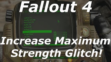 Fallout 4 Increase Maximum Strength SPECIAL Stat Glitch / Exploit! (Fallout 4 Glitches)
