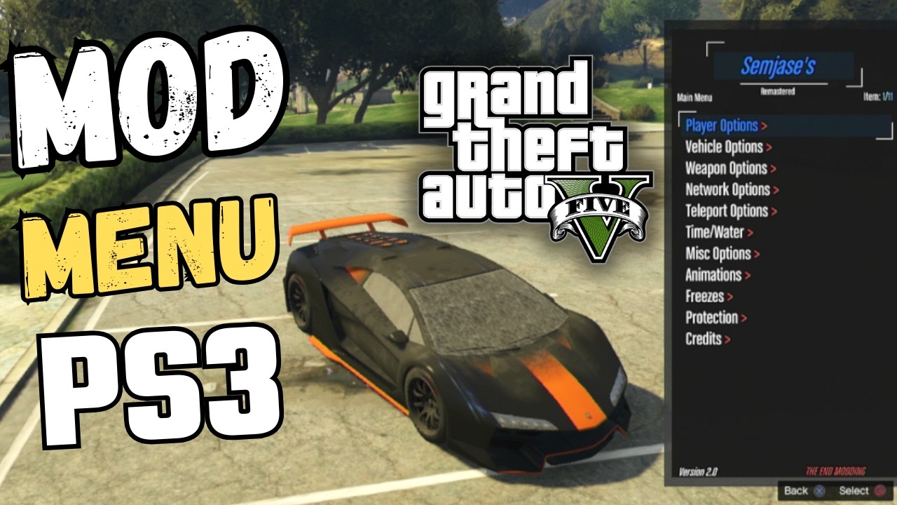 GTA 5 PS3 INSTALAR MOD SEMJASES SPRX PKG