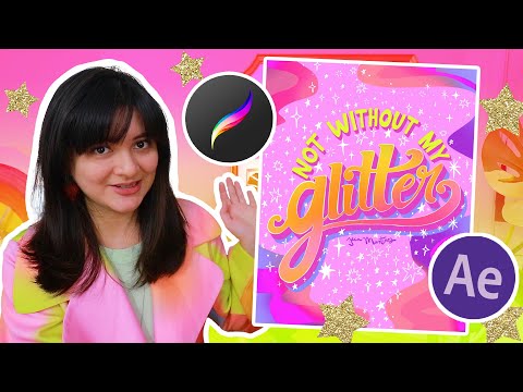 How to Animate Procreate to After Effects #2 | Wave Warps and Gradients