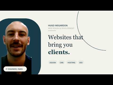 Custom Websites, CMS & Hosting, All Handled | Hugo Megardon