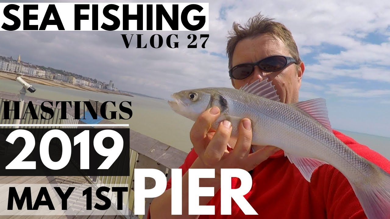 Sea Fishing From a Pier in England 