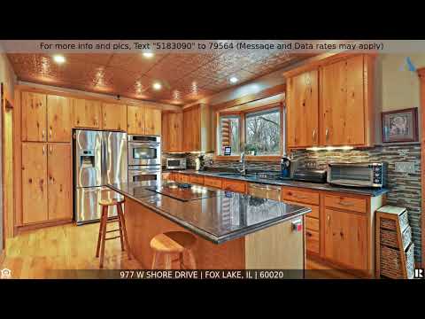 977 W Shore Drive, Fox Lake, IL home video tour