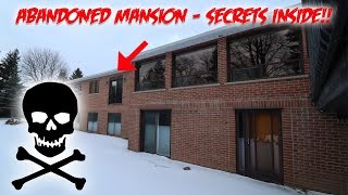 THERE IS A HUGE SECRET INSIDE THIS ABANDONED MANSION!