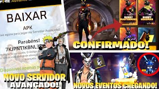 NOVO SERVIDOR AVANÇADO!! NOVOS EVENTOS CONFIRMADOS CHEGANDO, INCUBADORA COELHÃO, NOVIDADES FREE FIRE