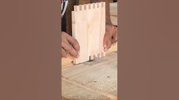 Finger Box Joinery for Woodworking Skills #woodworking #shorts #trending #amazing  #carpentrytool