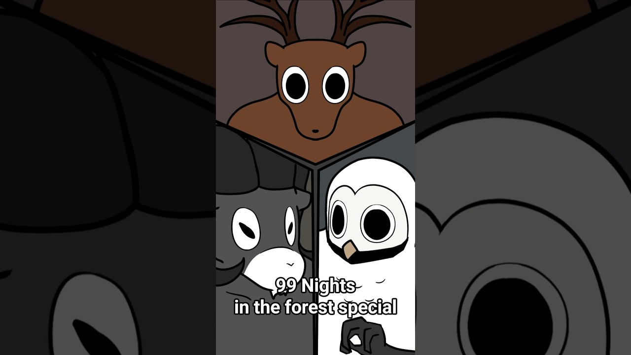 99 Nights in the forest special animation 🦌 🦉 🐐 🤴
