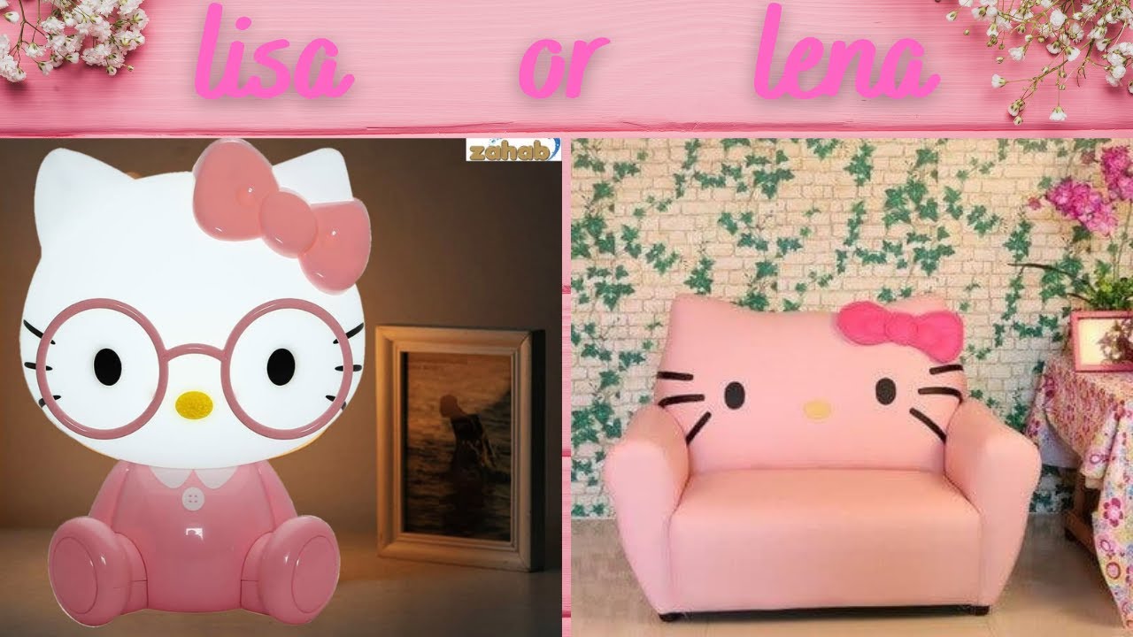 Lisa or lena most cute adorable (hello kitty)things for cute girls 🥰