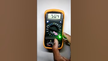 How to check led in multimeter#shortsvideo