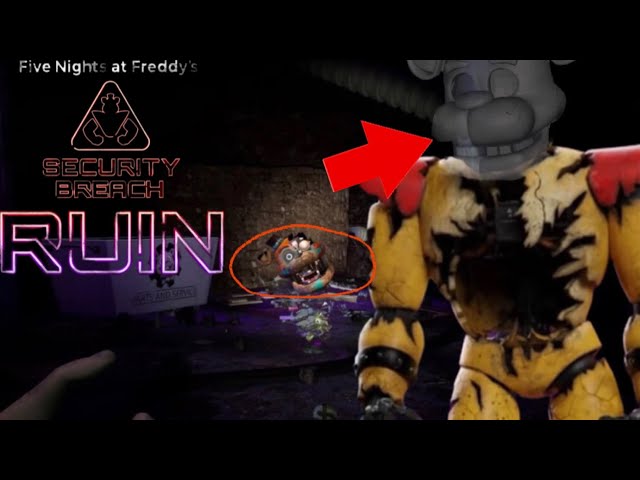 Eclipse has a SECRET LOCATION?! FNAF Security Breach RUIN DLC 