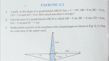 Exercise 12.2 class 9th NCERT SOLUTIONS