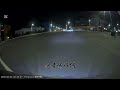 BMW在台中市路口甩尾燒胎。