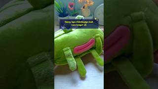 Kotak pensil katak mulut sosis #pencilcase #pouch