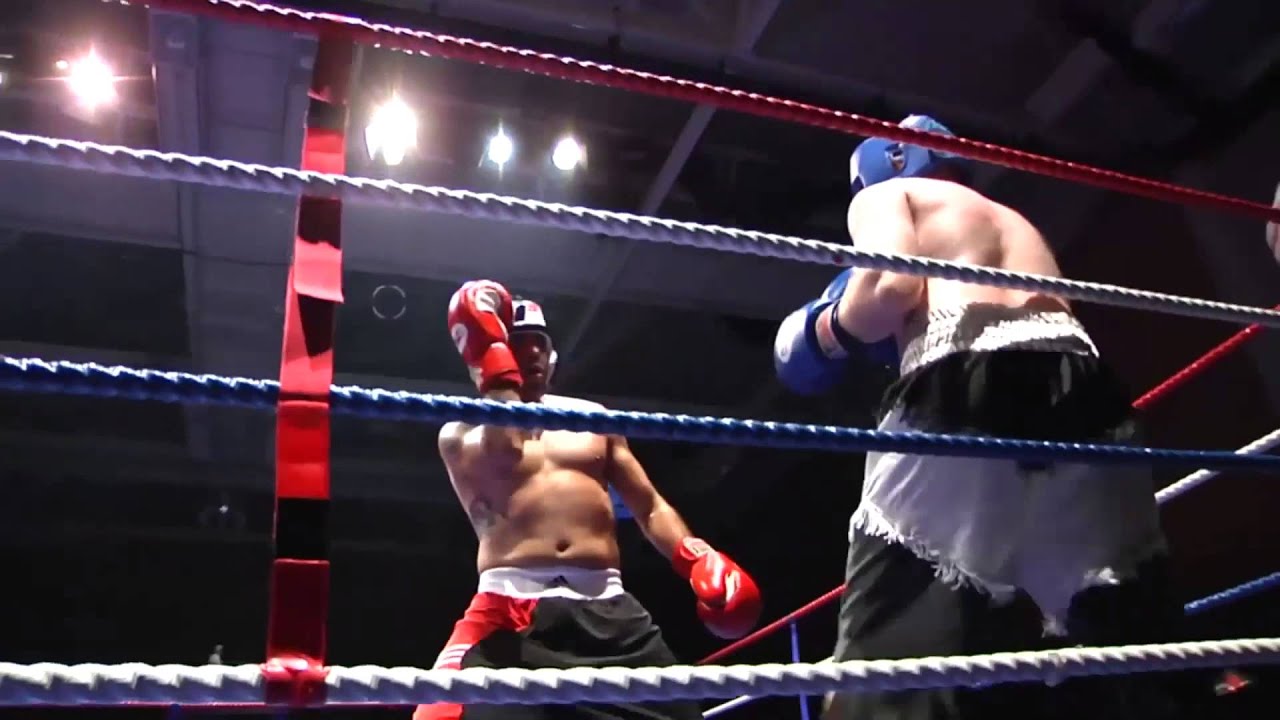 Air Force Report Fighting for a Cause. British and American pugilists