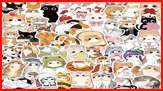 50PCS Cute Cat Stickers – Durable, Waterproof, and Perfect for Any Surface screenshot 4