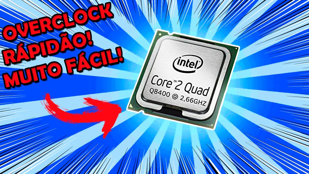 OVERCLOCK RAPIDÃO NO CORE 2 QUAD Q8400 COM A PLACA MÃE ASUS P5KPL