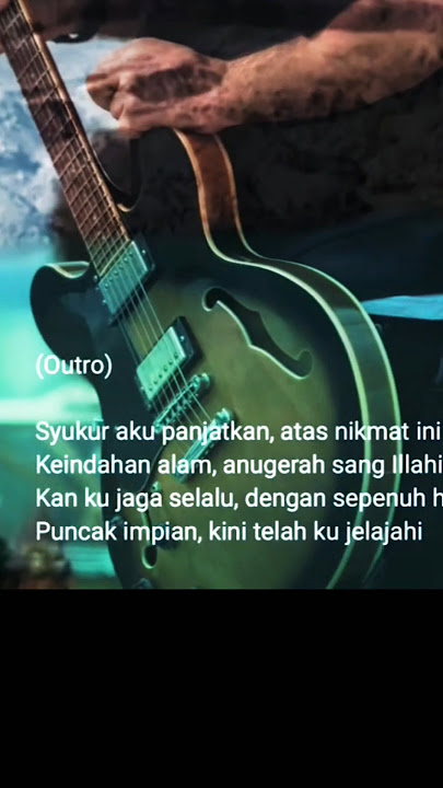 PUNCAK IMPIAN#videolirik #theairwana #mountains #laguindie