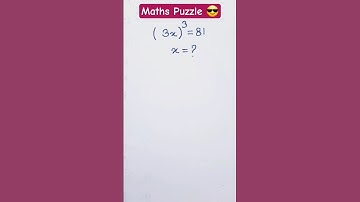 A Nice Exponential Math | Can you solve this? 🤔🤔 #shorts #viral #olympiadmath #mathstricks #trending