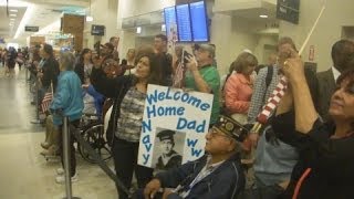 Honor Flight Chicago - June 4, 2014 - Midway Airport