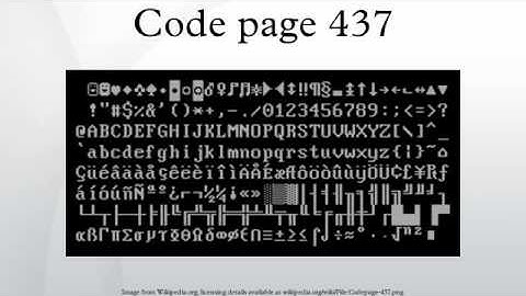Code page 437