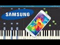 Samsung Galaxy Ringtone - Over The Horizon - Piano Tutorial