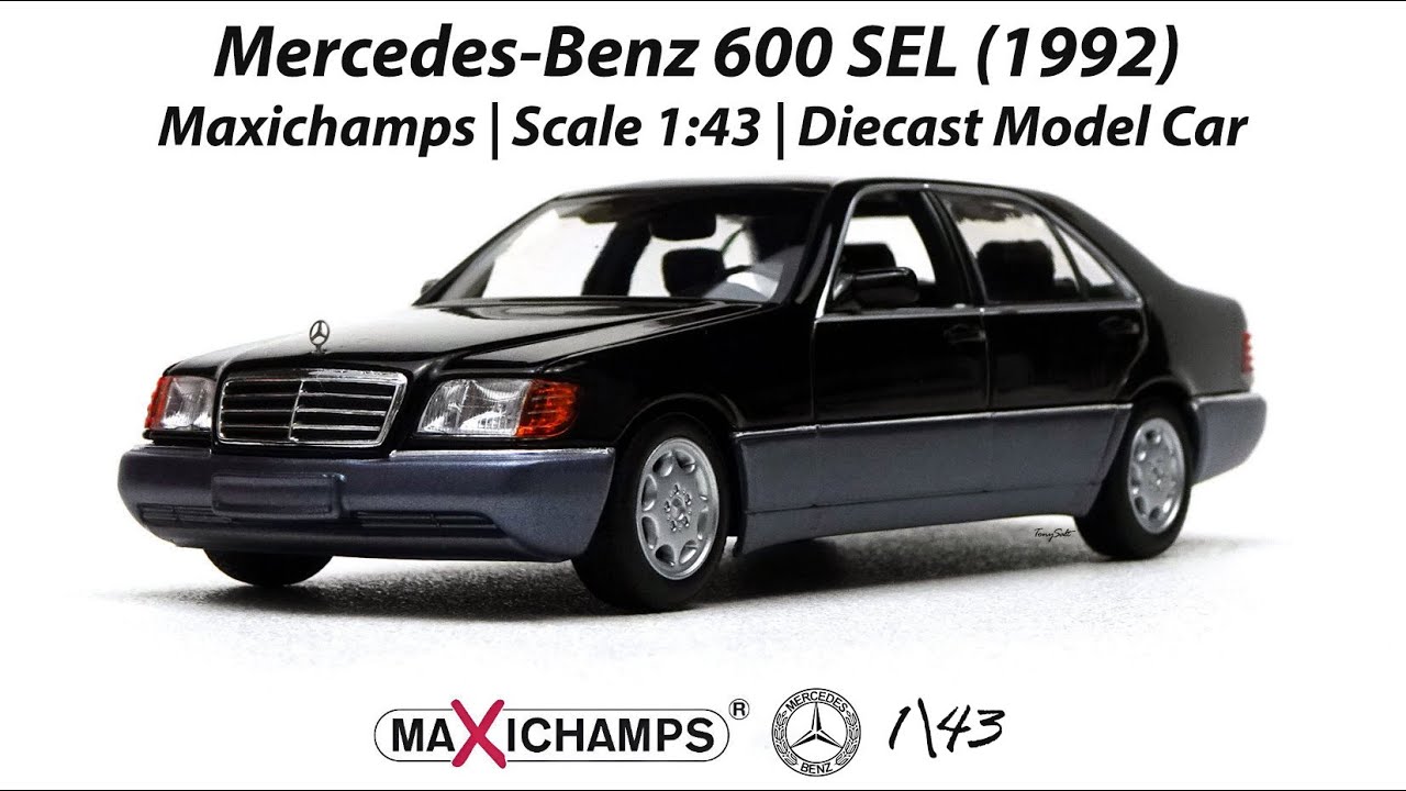 Mercedes-Benz 600SEL (1992) Maxichamps Scale 1:43 Diecast Model