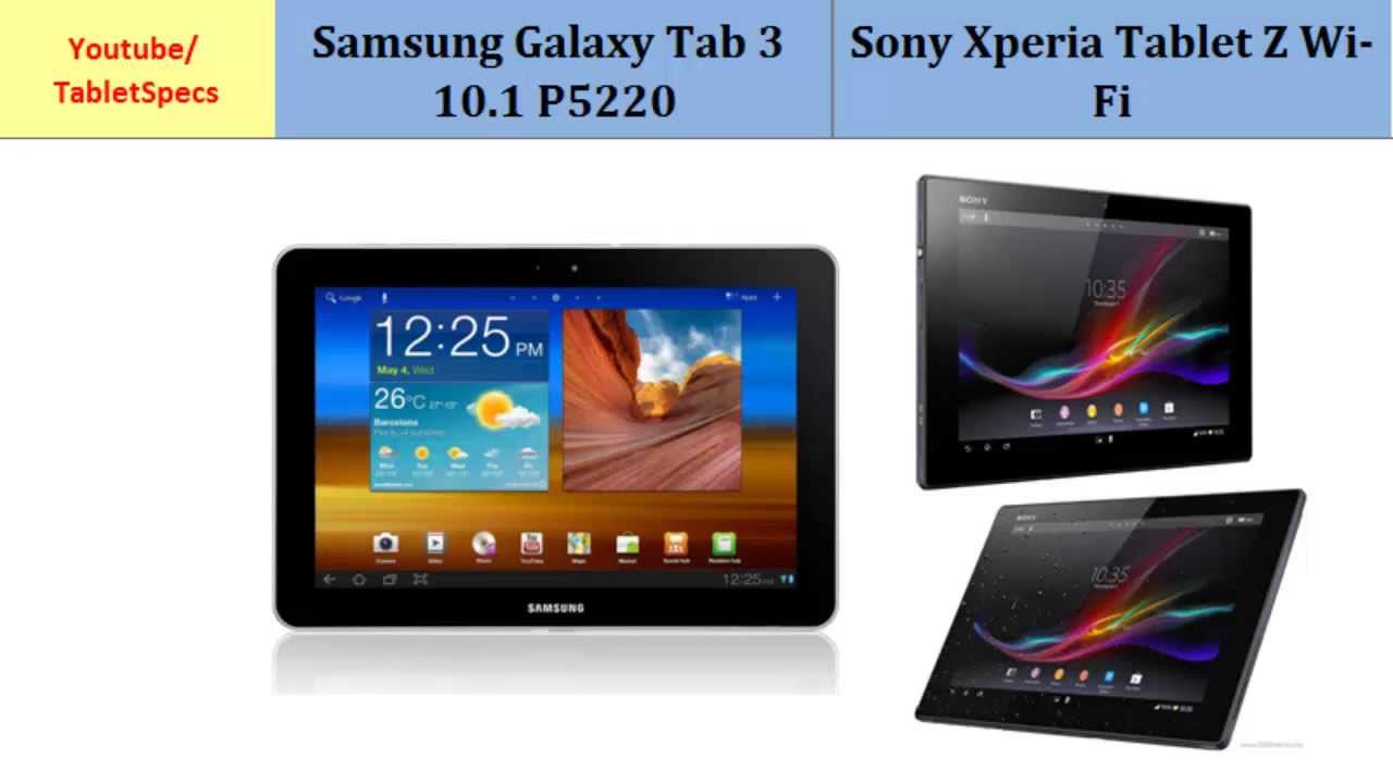 samsung galaxy tab 3 10 1 p5220 versus sony xperia tablet galaxy tab 3 comparison chart
