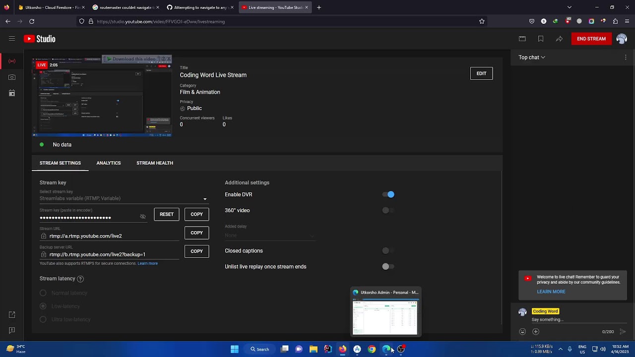 Coding Word Live Stream