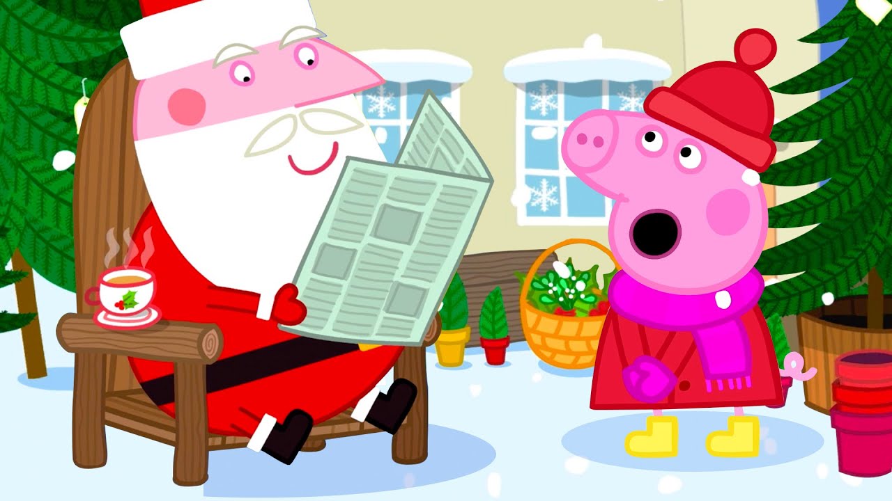 Peppa Pig Meets Santa Claus | @Peppa Pig - Official Channel