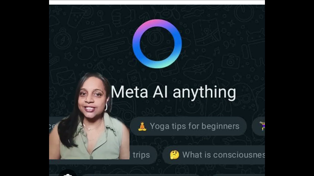 What is Meta AI in whatsup? |what's up निळया रंगाची रिंग|metaAI|whatsup meta AI|youtube shorts