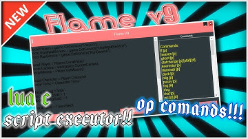 「New」Roblox Exploit: Flame v9 | Level 6 | Script Executor (lua c) | cool commands | 「WORKING」