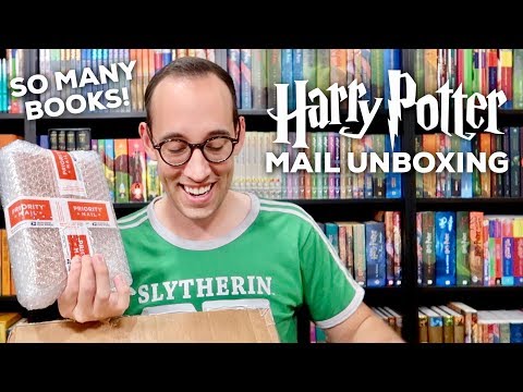 HARRY POTTER BOOK MAIL UNBOXING | SO MANY BOOKS!