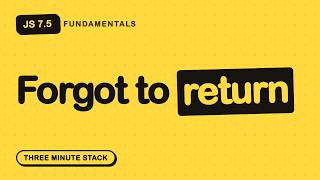 The then() Mistake That Rebuilds Callback Hell | JS Fundamentals 7.5 · Three Minute Stack