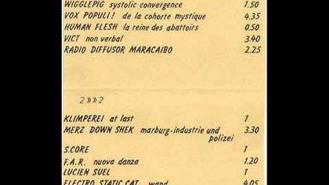 Merz Down Shek - Marburg (1980