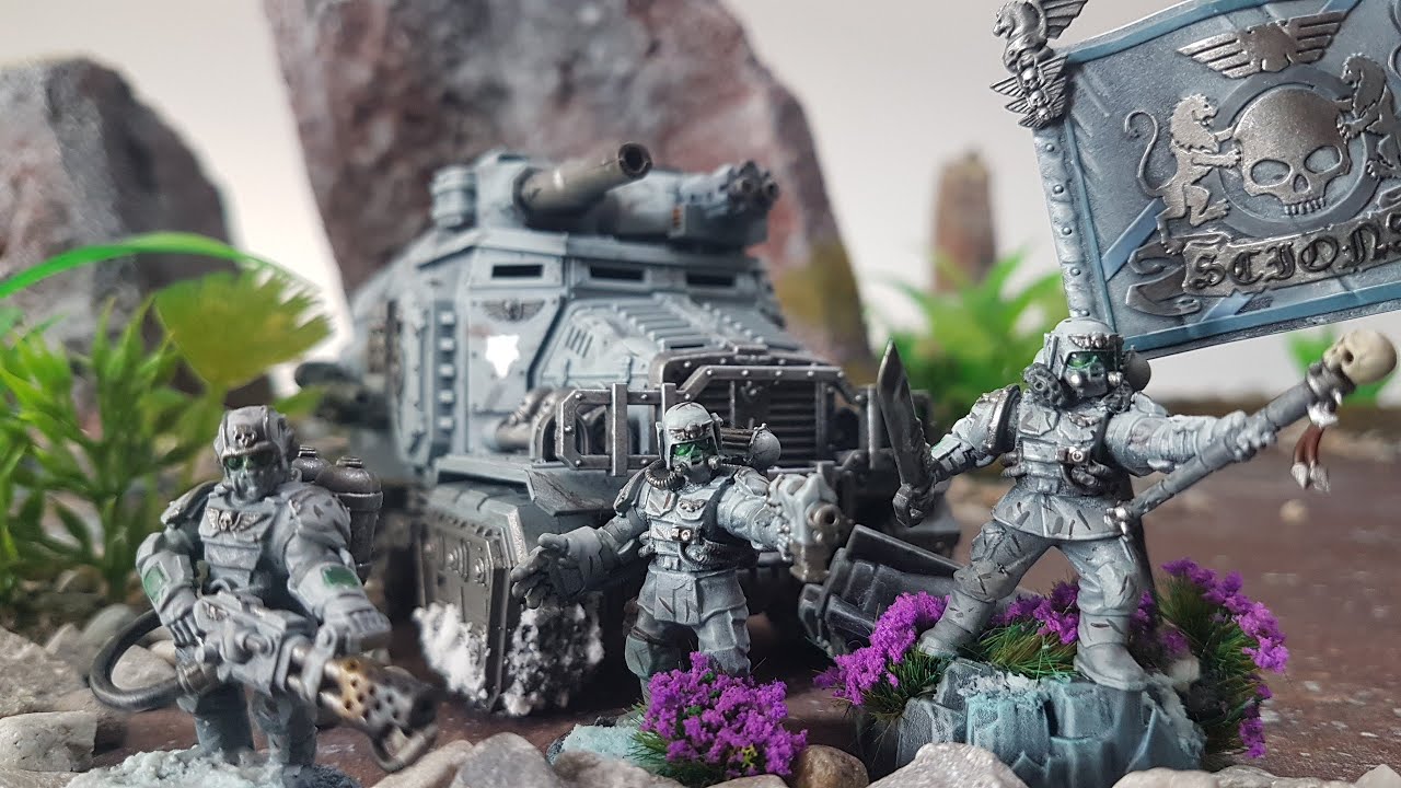 Orks v Astra Millitarum, 8th edition Warhammer 40k battle report - YouTube